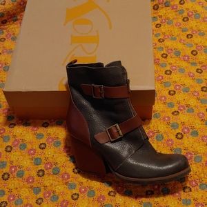 Korks Richard two-tone leather boot